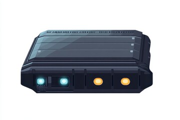 Obraz premium Sleek Modern Illustration of a Futuristic Technology Device