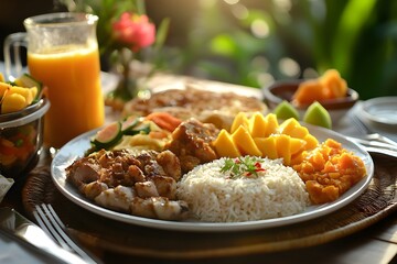 The speciality of the luxurious Iftar Banquet and depicts the peaceful sunset atmosphere, adding to the fun of breaking the fast in a comfortable dining room