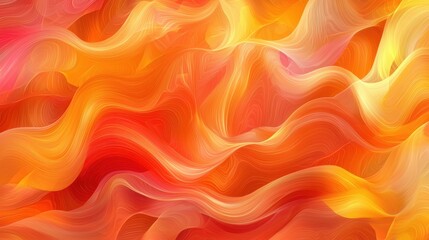 Obraz premium Energetic Abstract Background with Fiery Waves and Inspired Colors