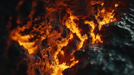 A breathtaking side-angle shot of Chinas newly discovered "Wave" sandstone formations, with undulating patterns in deep orange and red hues. 