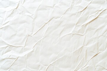 Obraz premium Crumpled white paper texture background. (1)