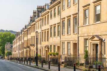 Obraz premium Beautiful architecture of Bath in Somerset, England