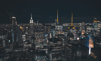 New york vity night view
