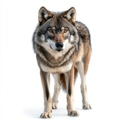 Fototapeta premium Elegant Wolf Standing Proudly