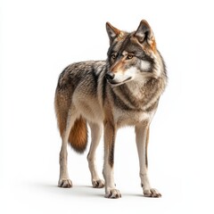 Obraz premium Realistic Wolf Standing Pose