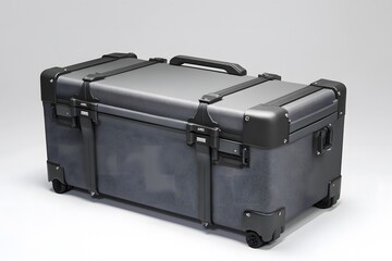 Realistic Suitcase AI Art Isolated On Clean Background