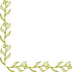 Victorian Floral Border Aesthetic Charm