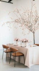 Elegant Spring Table Setting