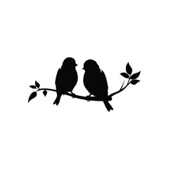 birds on a branch