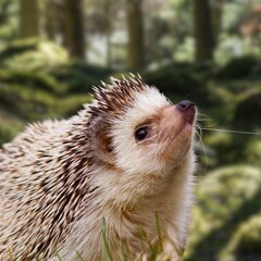 European Hedgehog (Erinaceus europaeus) in Natural Habitat – Common Hedgehog Wildlife Photography