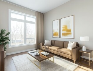 Modern Living Room Interior