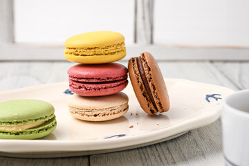 カラフルなマカロン