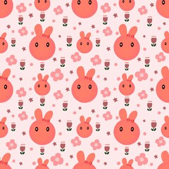 Easter seamless pattern 
