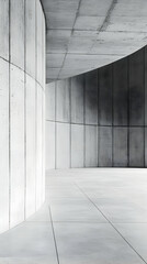 Modern Grey Concrete Interior Architecture