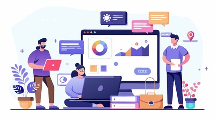 A premium web development agency concept offering high-end website design, bespoke development solutions, and exceptional customer service, creating sophisticated and elegant websites for discerning