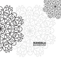 Elegant mandala illustration featuring harmonious geometric patterns and cultural artistry. Designed for multiple uses such as print materials, bohemian-style decorations, wallpapers, spiritual design