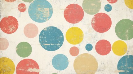 Retro Patterns with Soft Pastel Tones