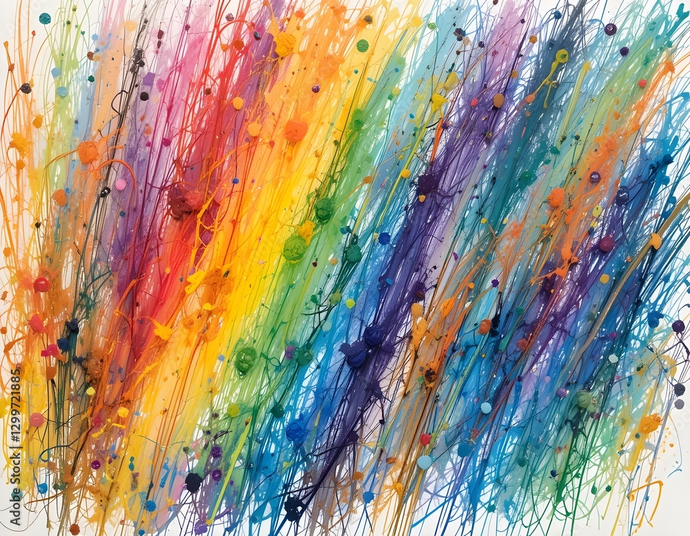 Aufkleber abstract image background gradient colorful texture of spilled paint