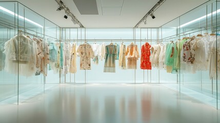Luxury Fashion Auction Ã¢â‚¬â€œ A collector bids on rare designer pieces. , free space, realistic photography, natural lighting