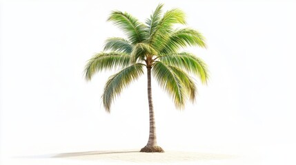 Fototapeta premium Tropical Beach Palm Overview with Tropical with Palm
