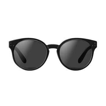 pair of stylish black sunglasses with round lenses. designed to provide eye protection from sunlight while adding a fashionable touch to any outfit the sleek design makes them suitable for various occ