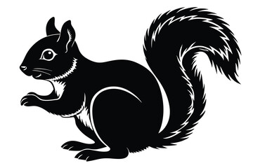 squirrel silhouette