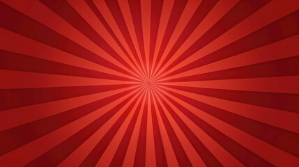 Intense Red Sunburst Background Texture