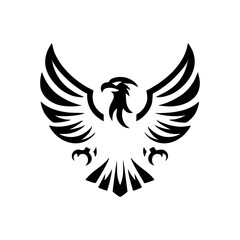 Majestic Eagle Emblem Design