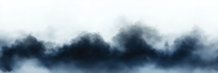 Obraz premium Abstract dark clouds against a bright sky, possibly used for graphic design