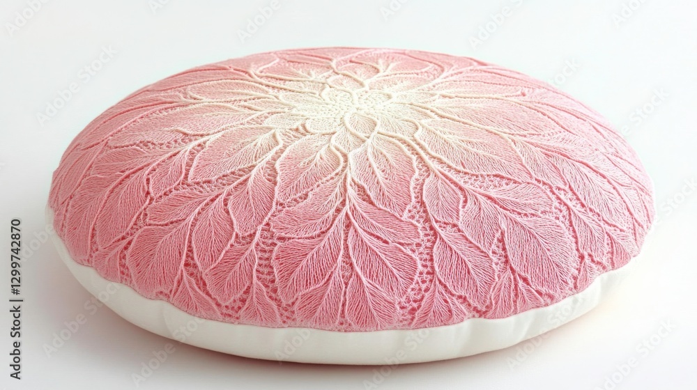 Poster decorative pillow with soft gradient patterns