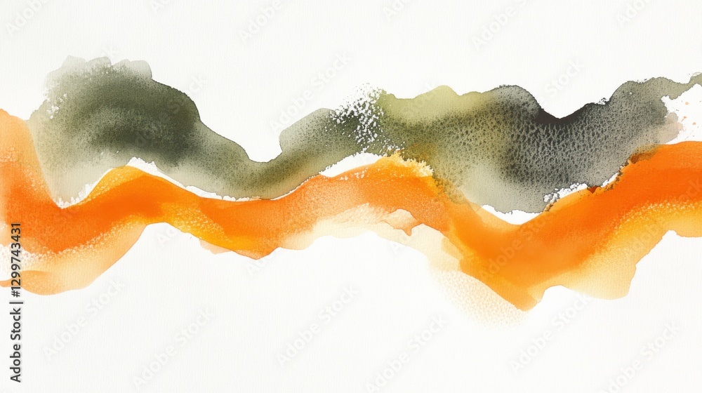 Poster dynamic abstract patterns with natural light effects