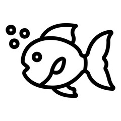 fish Line Icon