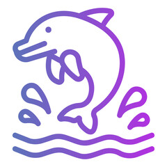 dolphin Gradient icon