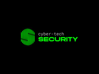 Cyber Security Logo. Data Protection concept