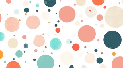 Stylish Minimalist Pattern with Bright Colors