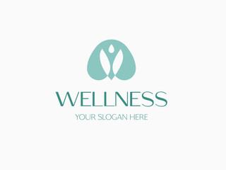 Wellness Logo. Yoga Logotype 
