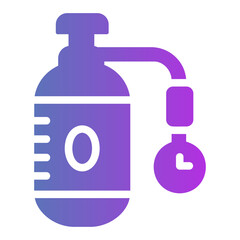 oxygen tank Gradient icon