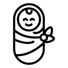 newborn Line Icon
