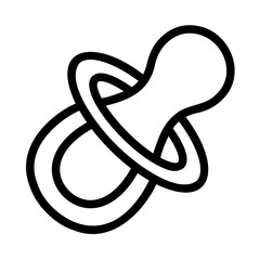 pacifier Line Icon