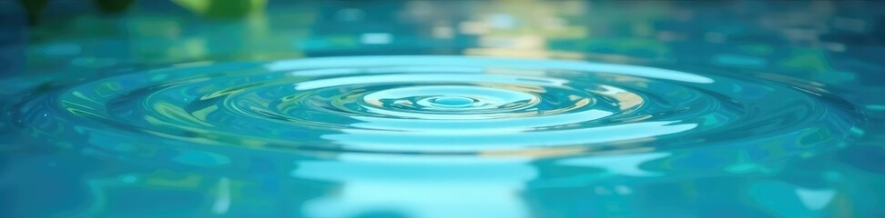 Gentle ripples disturb the surface of a tranquil pool, abstract, calm, reflection