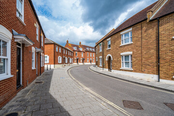 View of Canterbury, a small town in southeast England	