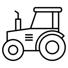 Tractor  Icon Element For Design