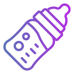 feeding bottle Gradient icon