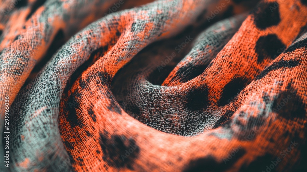 Aufkleber vintage fabric with intricate patterns and soft texture