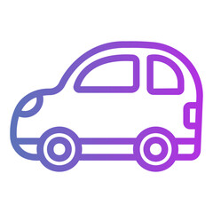 toy car Gradient icon