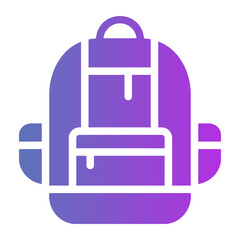 backpack Gradient icon