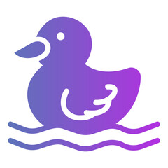 rubber duck Gradient icon