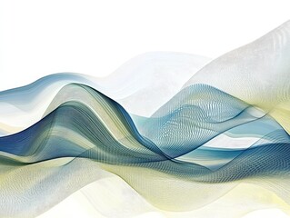 Abstract flowing waves, design background