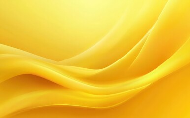 Obraz premium Soft and Flowing Yellow Abstract Background with Smooth Curves and Light Gradients for Creative Design and Wallpaper Use