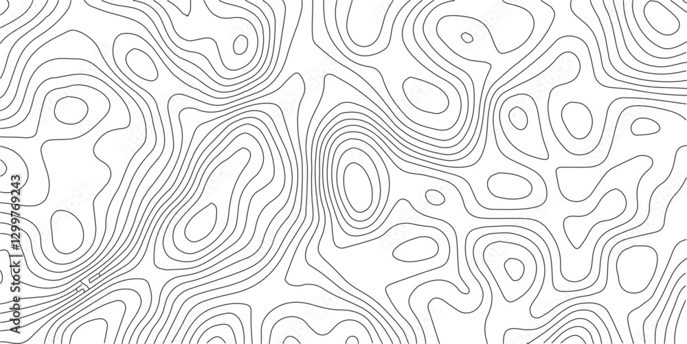 Fototapete Abstract topographic contours map background .Topographic background and texture, monochrome image. Topography and geography map grid abstract backdrop. Business concept. Topography map concept.
